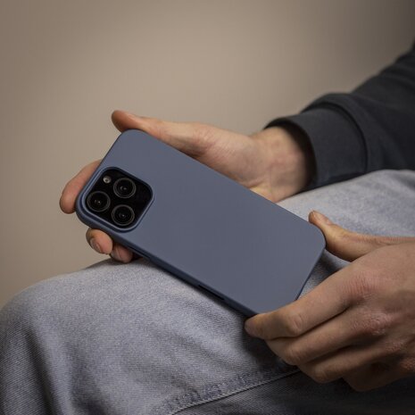 ShieldCase® ShieldCase iPhone 15 Plus Silikonhülle (Dunkelblau)