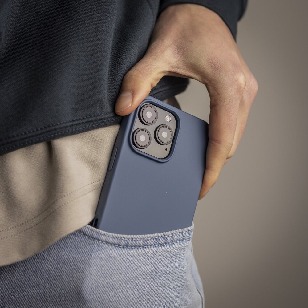 ShieldCase® ShieldCase iPhone 15 Plus Silikonhülle (Dunkelblau)