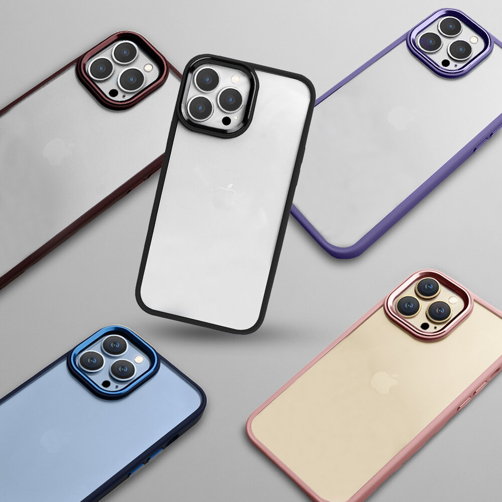 Coverzs Coverzs iPhone 14 Pro Max Solid Bumper Case matt (Lila) Coverzs Coverzs iPhone 14 Pro Max Solid Bumper Case matt (Lila)