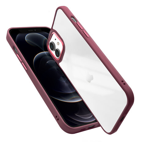 Coverzs Coverzs iPhone 11 Solid Bumper Case matt (Burgund) Coverzs Coverzs iPhone 11 Solid Bumper Case matt (Burgund)