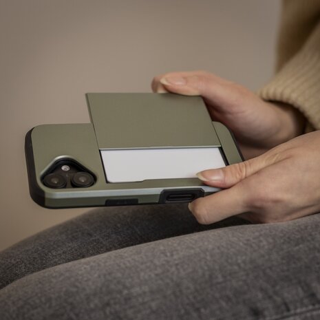 ShieldCase® ShieldCase iPhone 15 Pro Kartenfach Hülle mit Slider (Dunkelgrün) ShieldCase® ShieldCase iPhone 15 Pro Kartenfach Hülle mit Slider (Dunkelgrün)
