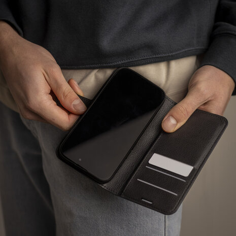 ShieldCase® ShieldCase iPhone 15 Bookcase (Schwarz) ShieldCase® ShieldCase iPhone 15 Bookcase (Schwarz)