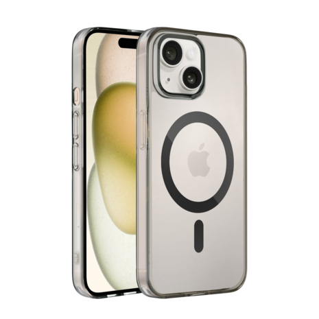 Coverzs Coverzs iPhone 13 matte MagSafe Hülle (Transparent/Schwarz) Coverzs Coverzs iPhone 13 matte MagSafe Hülle (Transparent/Schwarz)