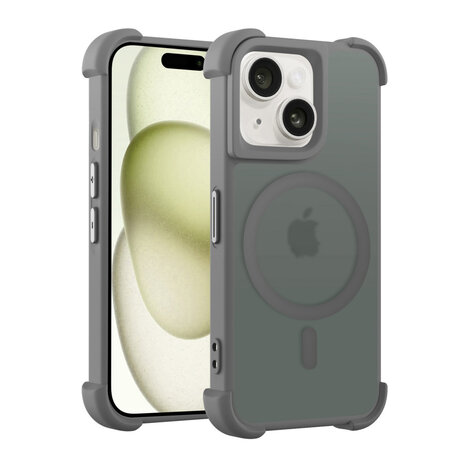Coverzs Coverzs iPhone 13 matte Shockcase mit MagSafe (Grau) Coverzs Coverzs iPhone 13 matte Shockcase mit MagSafe (Grau)