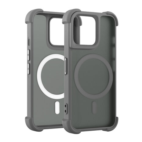 Coverzs Coverzs iPhone 13 matte Shockcase mit MagSafe (Grau) Coverzs Coverzs iPhone 13 matte Shockcase mit MagSafe (Grau)