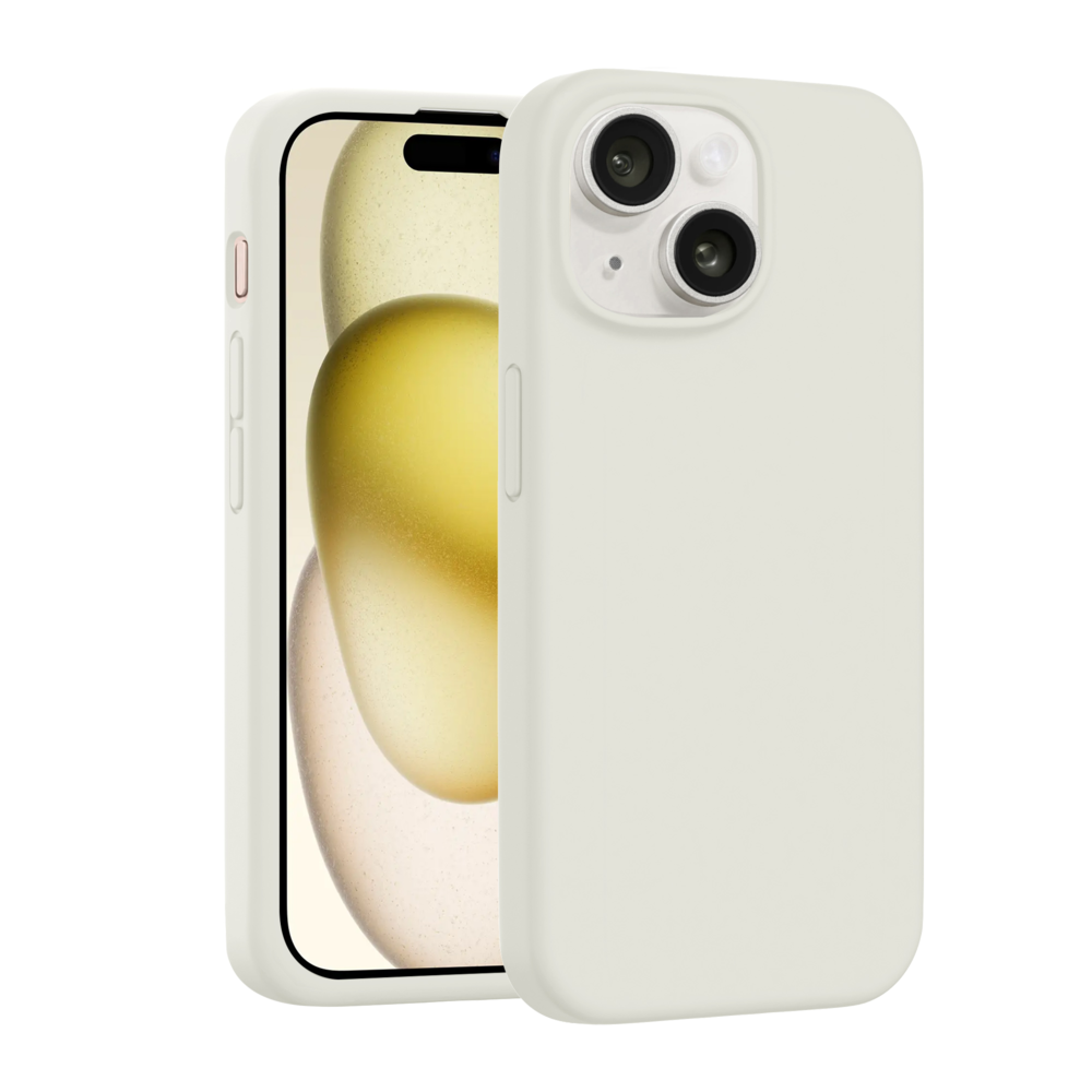 Coverzs Coverzs iPhone 13 Luxus Silikonhülle (Beige) Coverzs Coverzs iPhone 13 Luxus Silikonhülle (Beige)