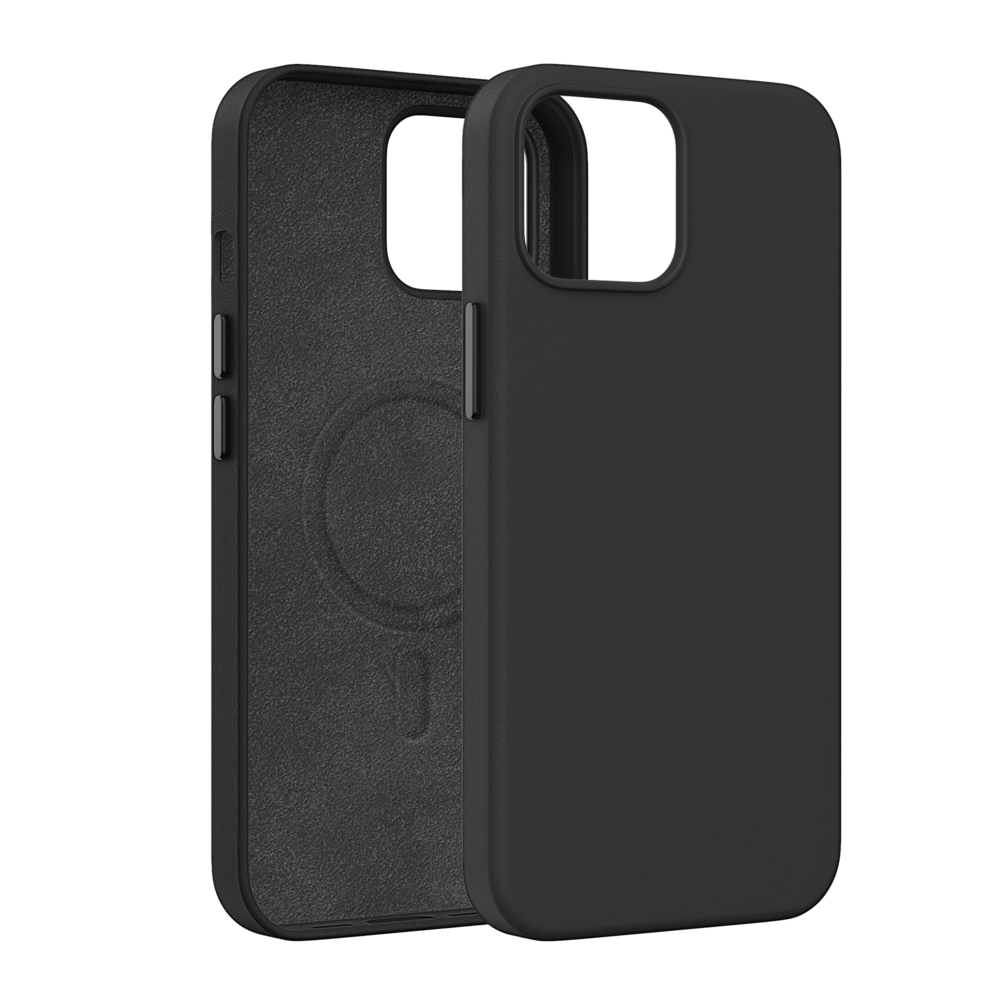 Coverzs Coverzs iPhone 13 Luxus Leder MagSafe Hülle (Schwarz) Coverzs Coverzs iPhone 13 Luxus Leder MagSafe Hülle (Schwarz)