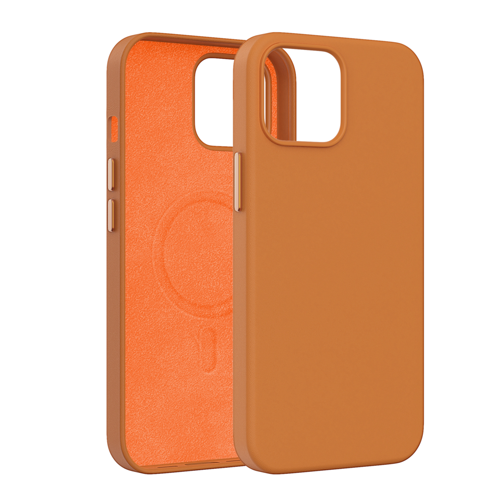 Coverzs Coverzs iPhone 13 Luxus Leder MagSafe Hülle (Braun) Coverzs Coverzs iPhone 13 Luxus Leder MagSafe Hülle (Braun)