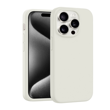 Coverzs Coverzs iPhone 13 Pro Max Luxus Silikonhülle (Beige) Coverzs Coverzs iPhone 13 Pro Max Luxus Silikonhülle (Beige)