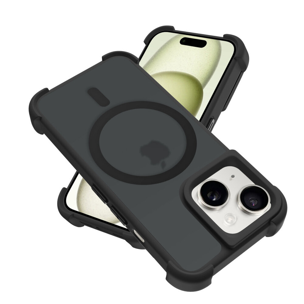 Coverzs Coverzs iPhone 14 matte Shockcase mit MagSafe (Schwarz) Coverzs Coverzs iPhone 14 matte Shockcase mit MagSafe (Schwarz)