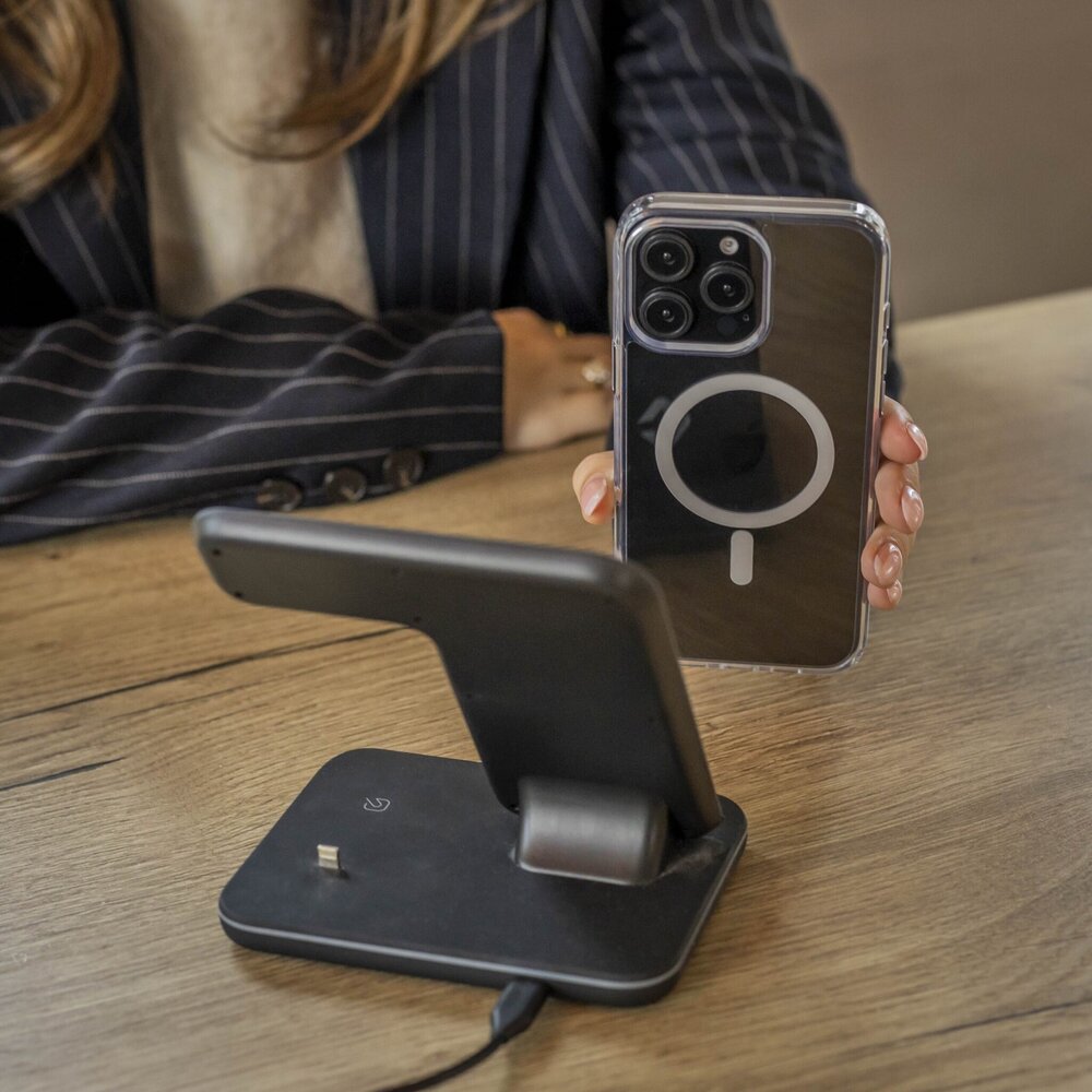 Coverzs Coverzs iPhone 14 Pro Max Luxus TPU MagSafe Hülle (Transparent)