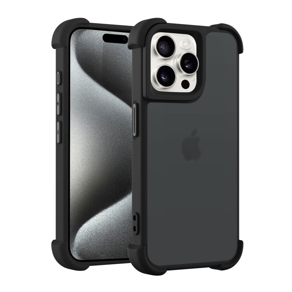 Coverzs Coverzs iPhone 14 Pro Max matte Shockcase (Schwarz) Coverzs Coverzs iPhone 14 Pro Max matte Shockcase (Schwarz)