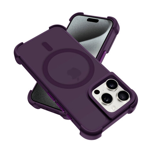 Coverzs Coverzs iPhone 14 Pro Max matte Shockcase mit MagSafe (Lila) Coverzs Coverzs iPhone 14 Pro Max matte Shockcase mit MagSafe (Lila)