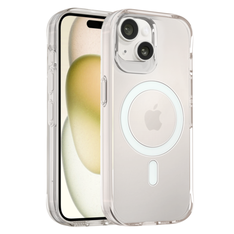 Coverzs Coverzs iPhone 15 klare Hard MagSafe Hülle (Transparent) Coverzs Coverzs iPhone 15 klare Hard MagSafe Hülle (Transparent)