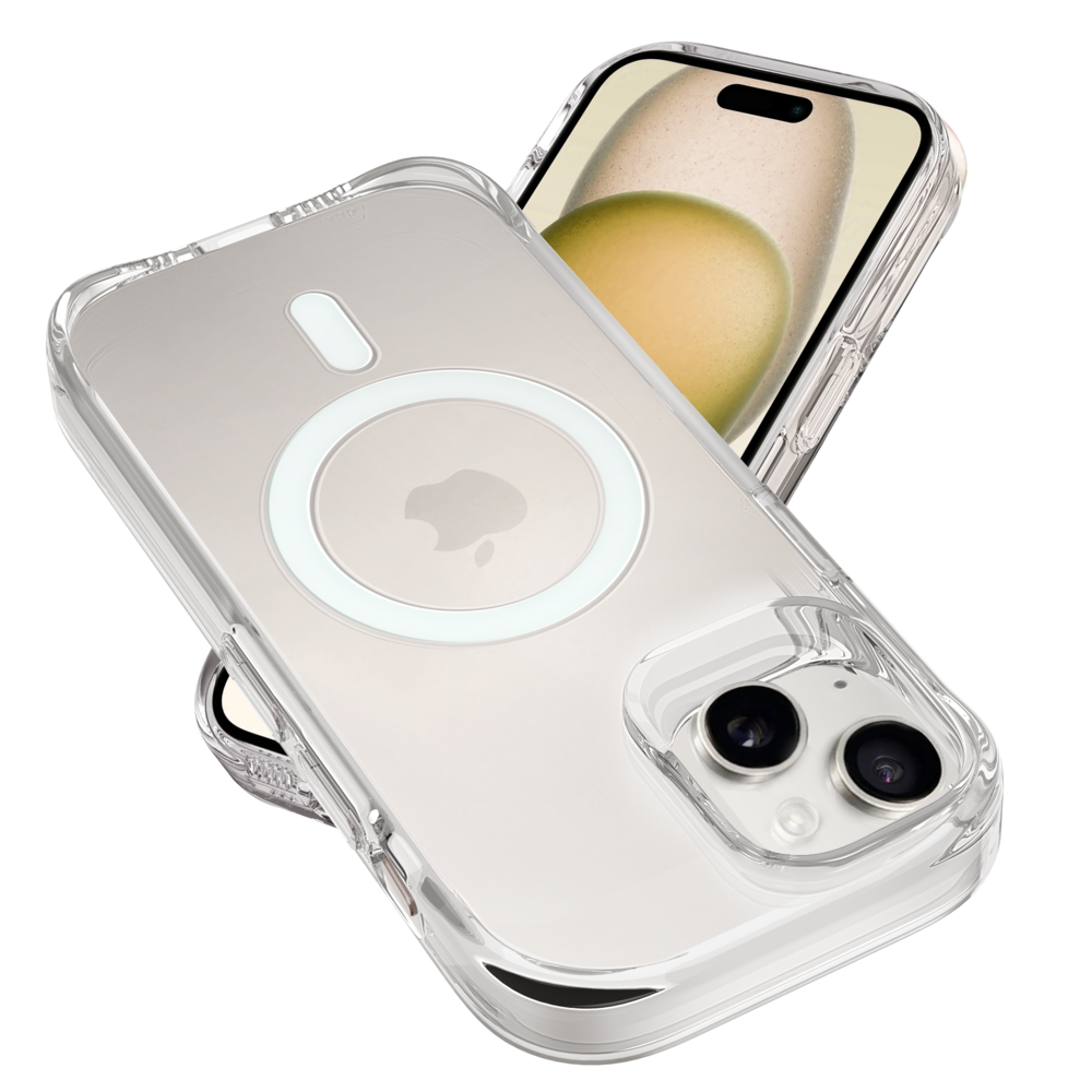 Coverzs Coverzs iPhone 15 klare Hard MagSafe Hülle (Transparent) Coverzs Coverzs iPhone 15 klare Hard MagSafe Hülle (Transparent)