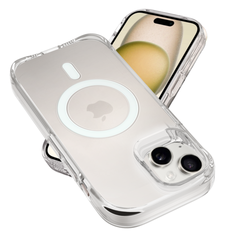 Coverzs Coverzs iPhone 15 klare Hard MagSafe Hülle (Transparent) Coverzs Coverzs iPhone 15 klare Hard MagSafe Hülle (Transparent)