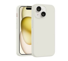 Coverzs iPhone 15 Luxus Silikonhülle (Beige) Coverzs iPhone 15 Luxus Silikonhülle (Beige)