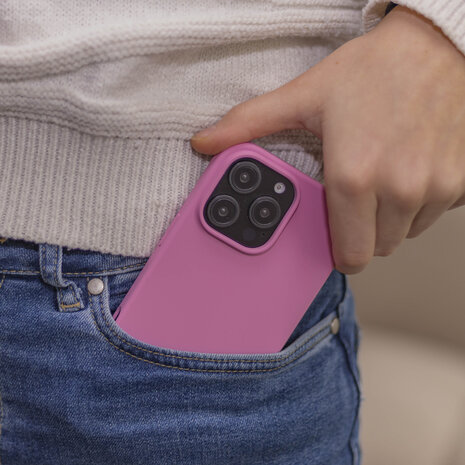 Coverzs Coverzs iPhone 15 Pro Luxus Silikon MagSafe Hülle (Rosa) Coverzs Coverzs iPhone 15 Pro Luxus Silikon MagSafe Hülle (Rosa)