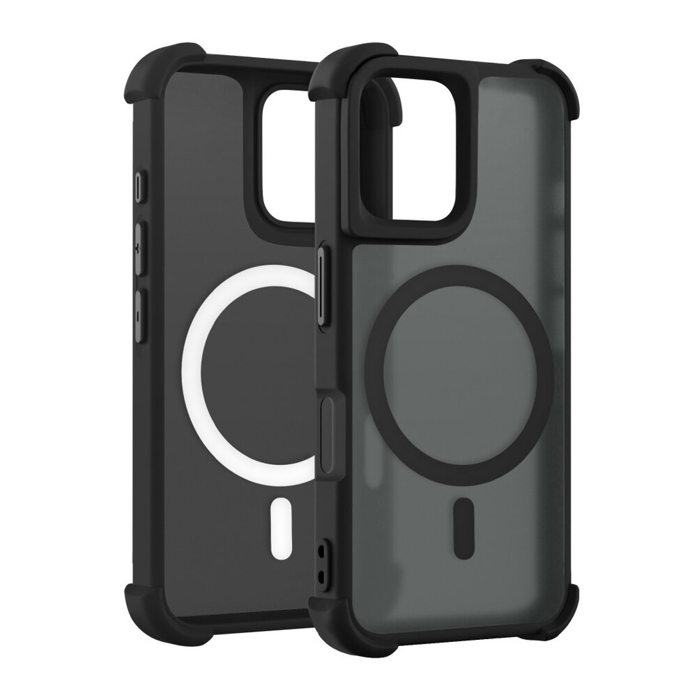 Coverzs Coverzs iPhone 16 matte Shockcase mit MagSafe (Schwarz) Coverzs Coverzs iPhone 16 matte Shockcase mit MagSafe (Schwarz)