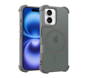 Coverzs iPhone 16 matte Shockcase mit MagSafe (Grau)