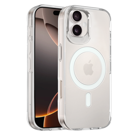 Coverzs Coverzs iPhone 16 klare Hard MagSafe Hülle (Transparent) Coverzs Coverzs iPhone 16 klare Hard MagSafe Hülle (Transparent)