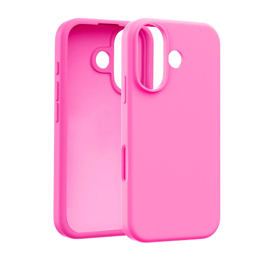 Coverzs Coverzs iPhone 16 Luxus Silikonhülle (Rosa) Coverzs Coverzs iPhone 16 Luxus Silikonhülle (Rosa)