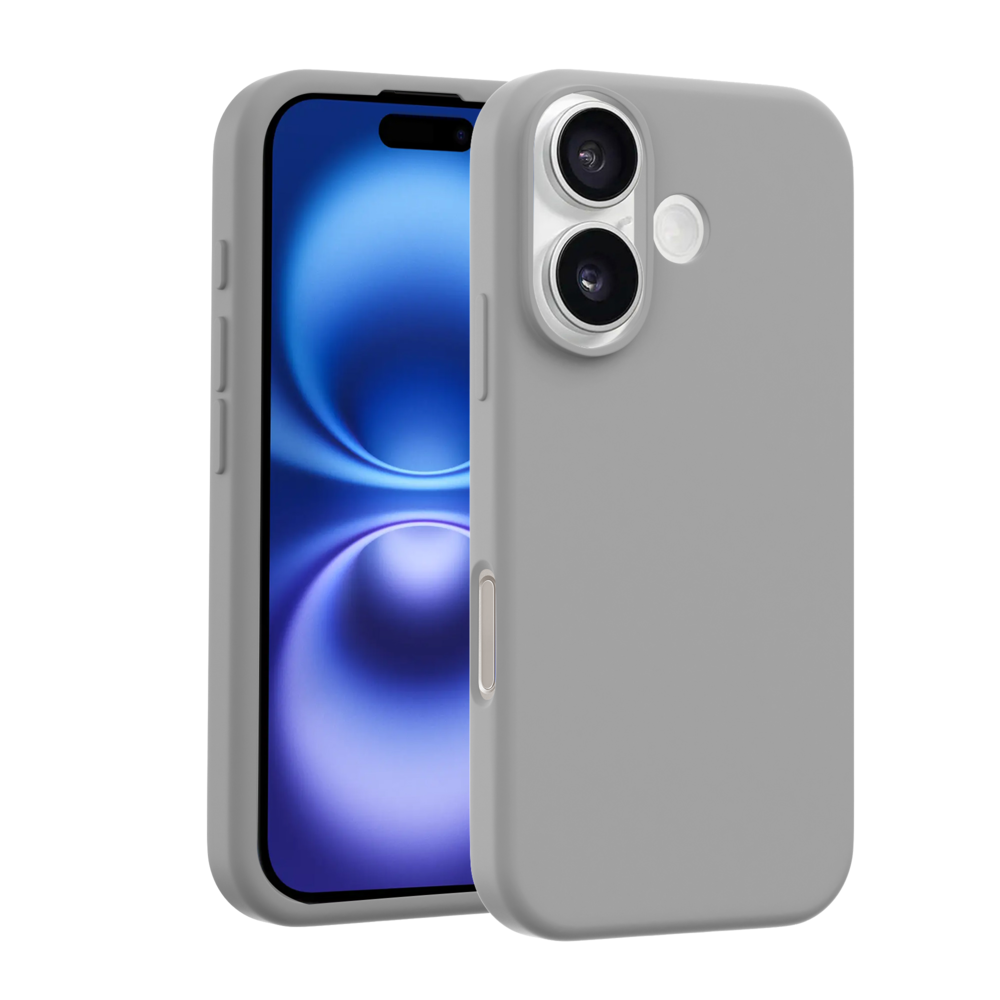 Coverzs Coverzs iPhone 16 Luxus Silikon MagSafe Hülle (Grau) Coverzs Coverzs iPhone 16 Luxus Silikon MagSafe Hülle (Grau)