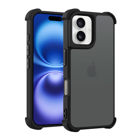 Coverzs Coverzs iPhone 16 Plus matte Shockcase (Schwarz) Coverzs Coverzs iPhone 16 Plus matte Shockcase (Schwarz)