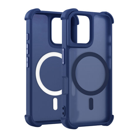 Coverzs Coverzs iPhone 16 Plus matte Shockcase mit MagSafe (Dunkelblau) Coverzs Coverzs iPhone 16 Plus matte Shockcase mit MagSafe (Dunkelblau)