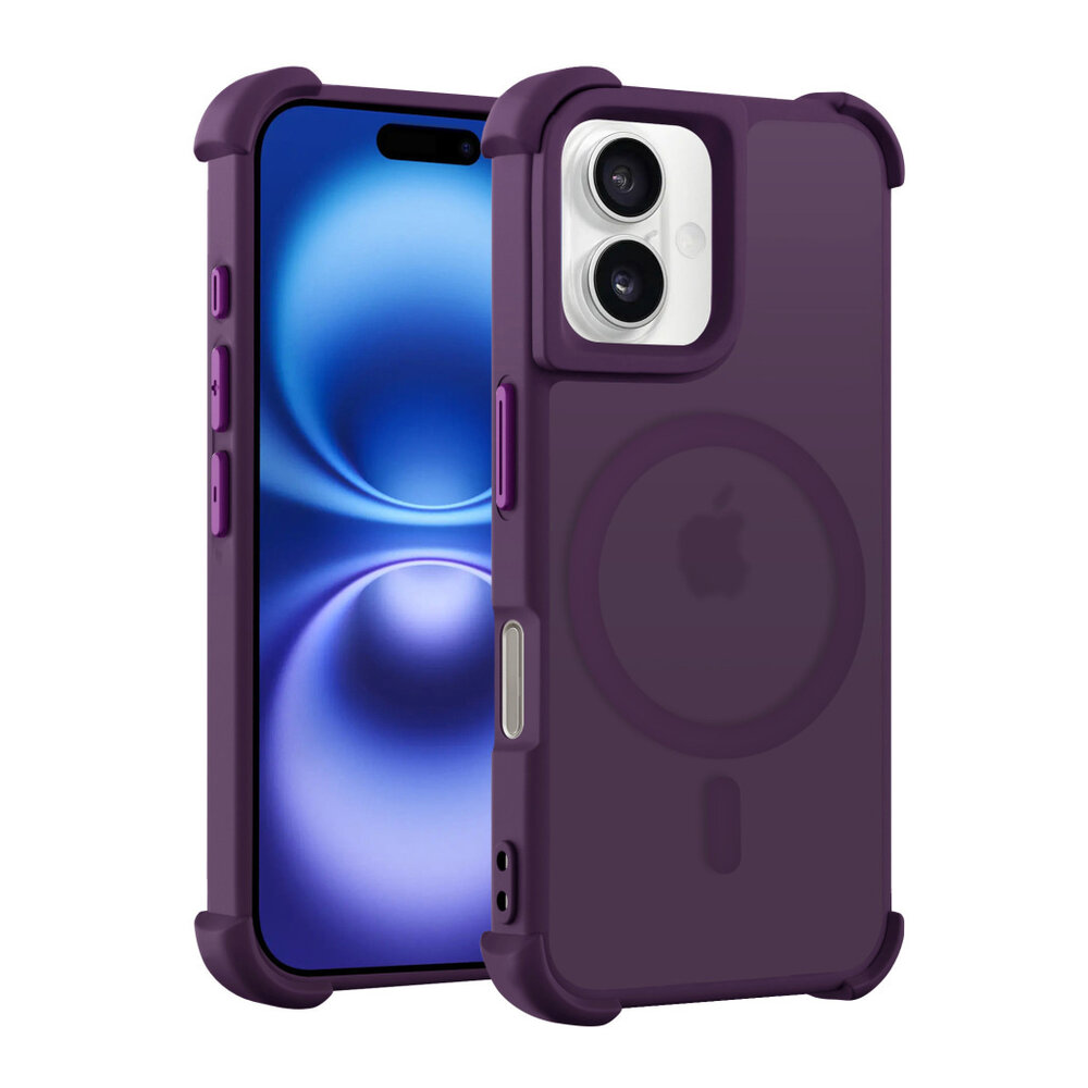 Coverzs Coverzs iPhone 16 Plus matte Shockcase mit MagSafe (Lila) Coverzs Coverzs iPhone 16 Plus matte Shockcase mit MagSafe (Lila)