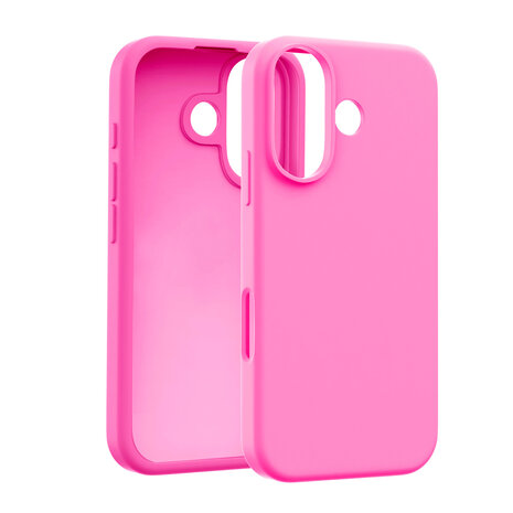 Coverzs Coverzs iPhone 16 Plus Luxus Silikonhülle (Rosa) Coverzs Coverzs iPhone 16 Plus Luxus Silikonhülle (Rosa)