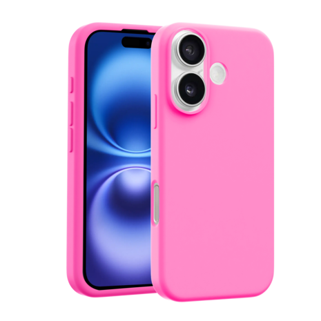Coverzs Coverzs iPhone 16 Plus Luxus Silikonhülle (Rosa) Coverzs Coverzs iPhone 16 Plus Luxus Silikonhülle (Rosa)