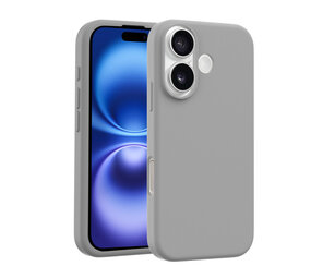 Coverzs iPhone 16 Plus Luxus Silikonhülle (Grau) Coverzs iPhone 16 Plus Luxus Silikonhülle (Grau)