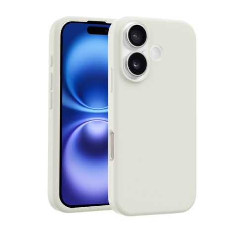 Coverzs Coverzs iPhone 16 Plus Luxus Silikonhülle (Beige) Coverzs Coverzs iPhone 16 Plus Luxus Silikonhülle (Beige)