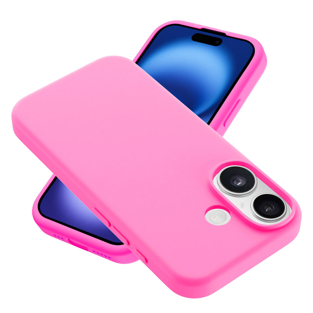 Coverzs Coverzs iPhone 16 Plus Luxus Silikon MagSafe Hülle (Rosa) Coverzs Coverzs iPhone 16 Plus Luxus Silikon MagSafe Hülle (Rosa)
