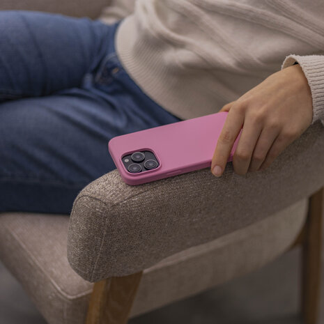 Coverzs Coverzs iPhone 16 Pro Luxus Silikon MagSafe Hülle (Rosa) Coverzs Coverzs iPhone 16 Pro Luxus Silikon MagSafe Hülle (Rosa)