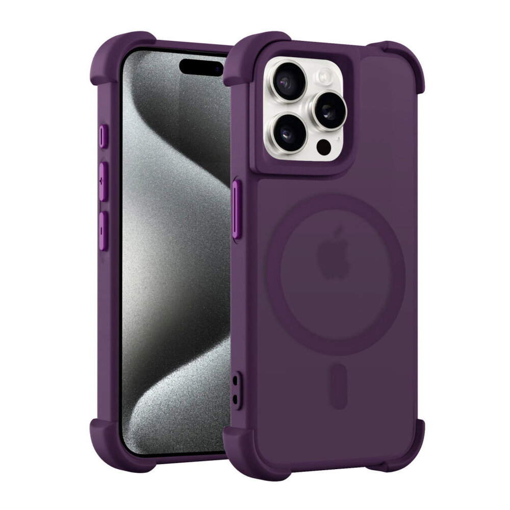 Coverzs Coverzs iPhone 16 Pro Max matte Shockcase mit MagSafe (Lila) Coverzs Coverzs iPhone 16 Pro Max matte Shockcase mit MagSafe (Lila)