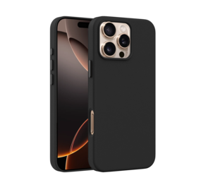 Coverzs iPhone 16 Pro Max Luxus Leder MagSafe Hülle (Schwarz)