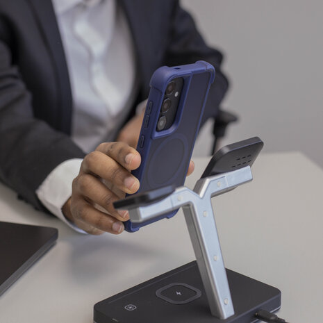 Coverzs Coverzs Samsung Galaxy S24 matte Shockcase mit MagSafe (Dunkelblau) Coverzs Coverzs Samsung Galaxy S24 matte Shockcase mit MagSafe (Dunkelblau)