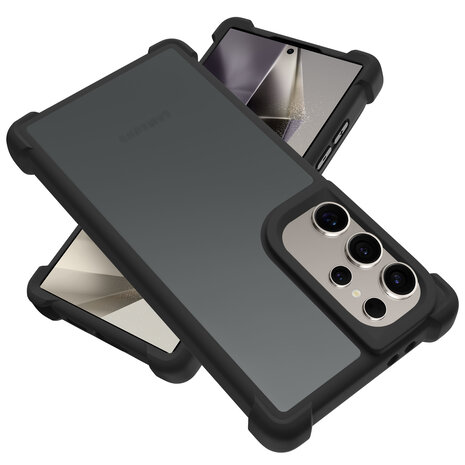 Coverzs Coverzs Samsung Galaxy S24 Ultra matte Shockcase (Schwarz) Coverzs Coverzs Samsung Galaxy S24 Ultra matte Shockcase (Schwarz)