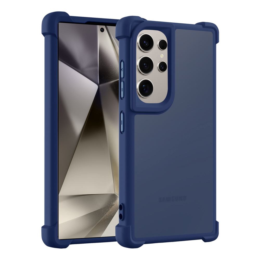 Coverzs Coverzs Samsung Galaxy S24 Ultra matte Shockcase (Dunkelblau) Coverzs Coverzs Samsung Galaxy S24 Ultra matte Shockcase (Dunkelblau)