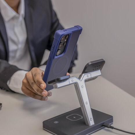 Coverzs Coverzs Samsung Galaxy S24 Ultra matte Shockcase mit MagSafe (Dunkelblau) Coverzs Coverzs Samsung Galaxy S24 Ultra matte Shockcase mit MagSafe (Dunkelblau)