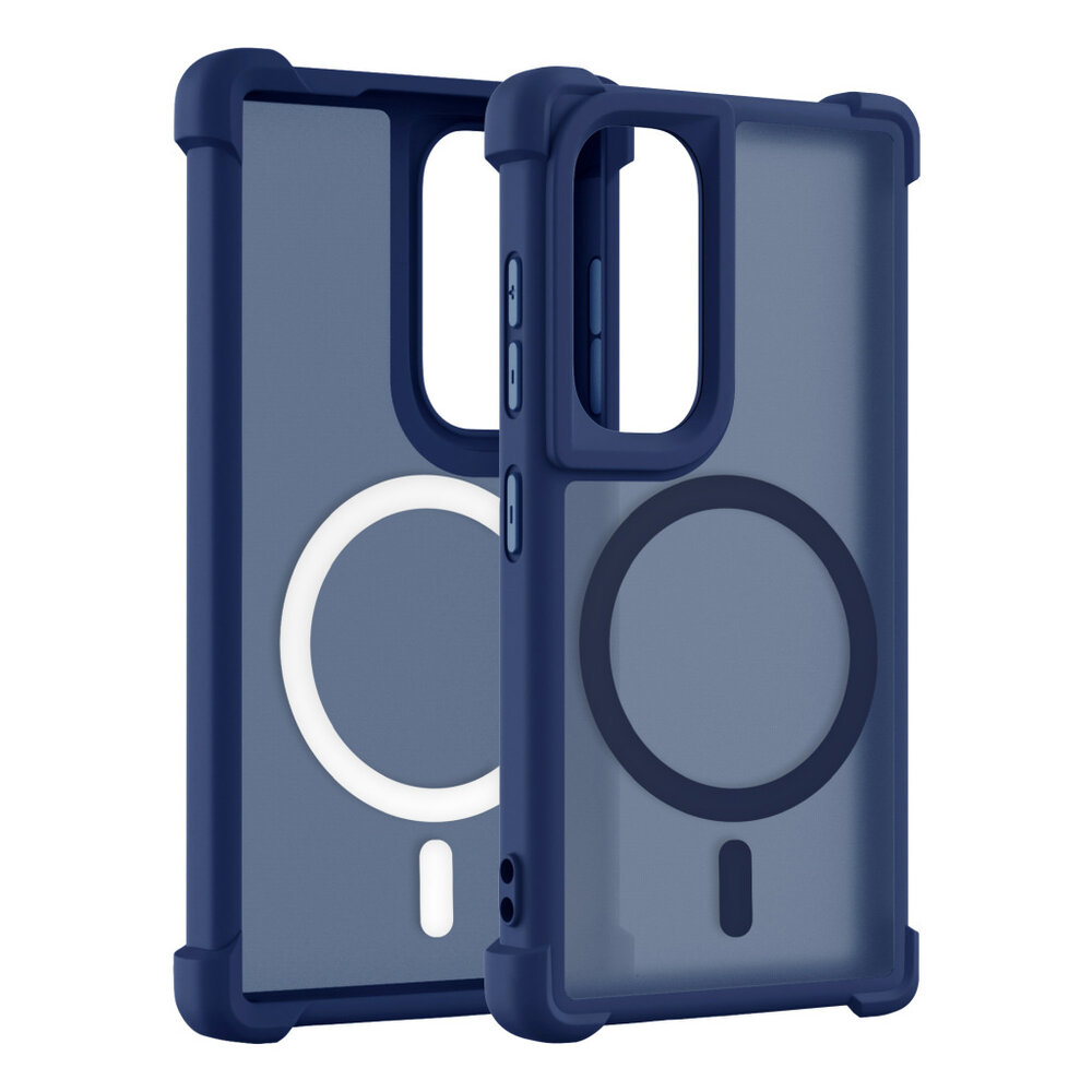 Coverzs Coverzs Samsung Galaxy S25 Ultra matte Shockcase mit MagSafe (Dunkelblau) Coverzs Coverzs Samsung Galaxy S25 Ultra matte Shockcase mit MagSafe (Dunkelblau)