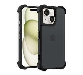 Coverzs iPhone 12 matte Shockcase (Schwarz)