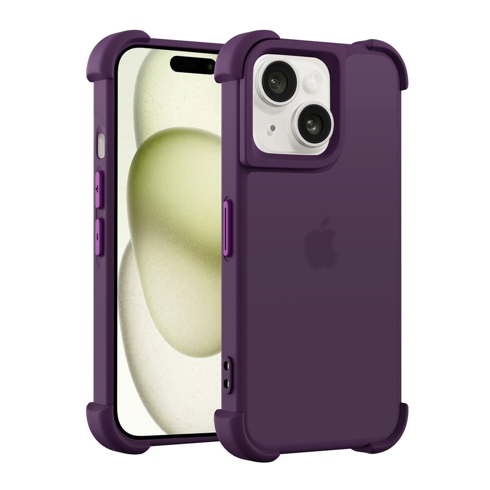 Coverzs Coverzs iPhone 12 matte Shockcase (Lila)