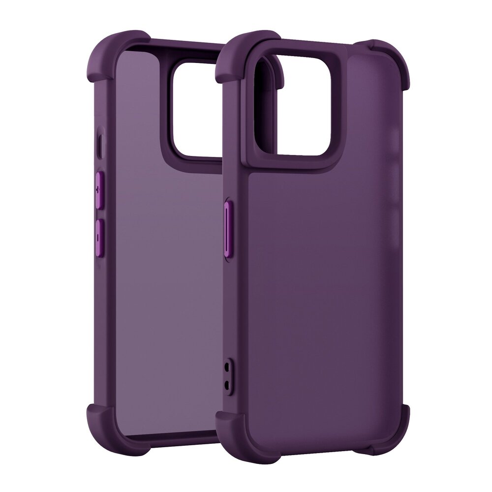 Coverzs Coverzs iPhone 12 matte Shockcase (Lila)