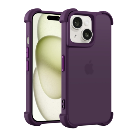 Coverzs Coverzs iPhone 12 matte Shockcase (Lila)