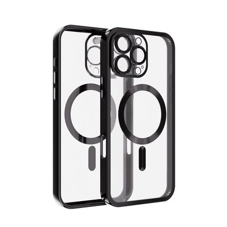 Coverzs Coverzs iPhone 14 Pro Hardcase mit Kameracover (Schwarz)