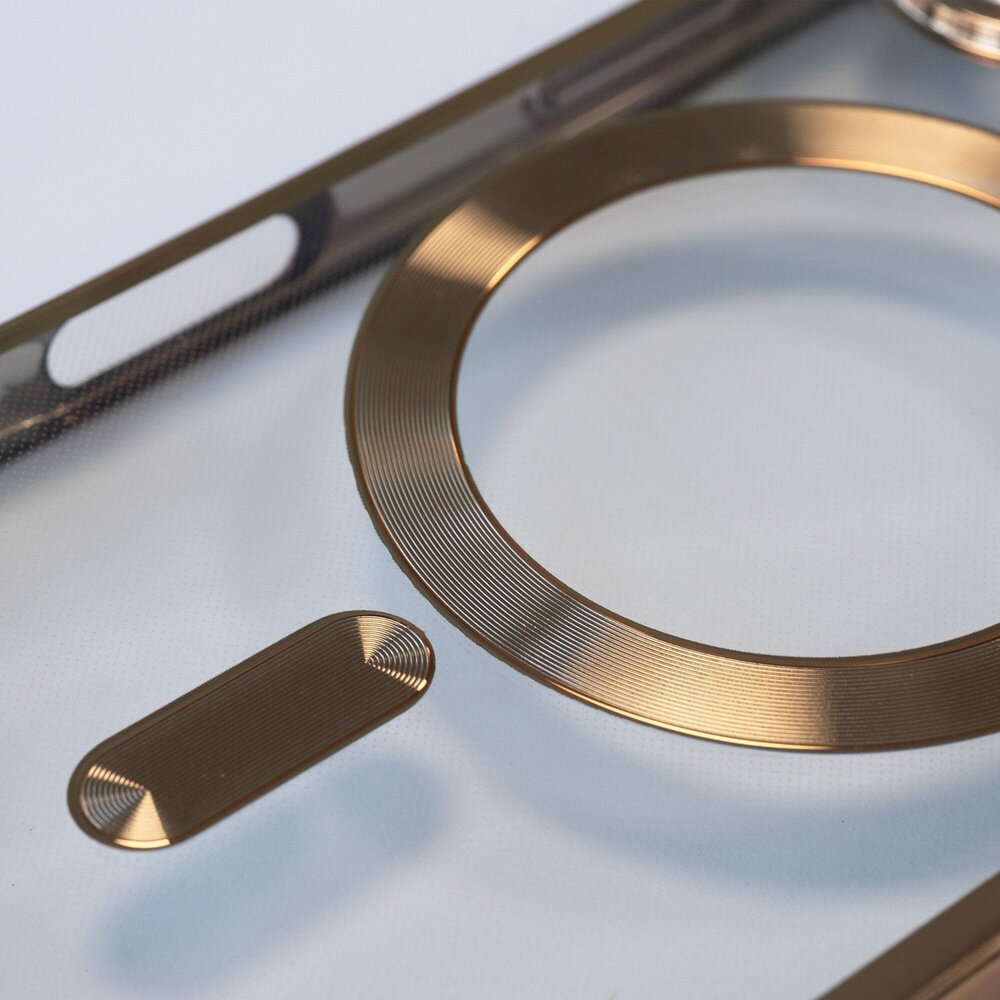 Coverzs Coverzs iPhone 14 Pro Hardcase mit Kameracover (Gold)