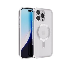 Coverzs iPhone 14 Pro Max Hardcase mit Kameracover (Silber)